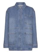 Mscheli Ada Denim Jacket Dongerijakke Denimjakke Blue MSCH Copenhagen