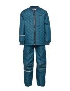 Basic Thermal Set -Solid Outerwear Thermo Outerwear Thermo Sets Blue C...