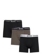 Boxerbr 3P Bold Des Boksershorts Black BOSS