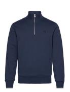 Half Zip Sweatshirt Tops Sweat-shirts & Hoodies Sweat-shirts Navy Fred...