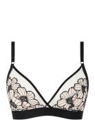 Lush Co Bra Wf Triangle Lingerie Bras & Tops Soft Bras Bralette Black ...