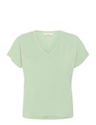 Evenyepw Ts Tops T-shirts & Tops Short-sleeved Green Part Two