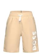 Swim Shorts Badeshorts Beige BOSS