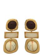 Lizl Earrings Øredobber Smykker Gold Twist & Tango
