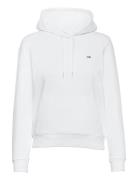 Tjw Regular Fleece Hoodie Tops Sweat-shirts & Hoodies Hoodies White To...