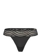 Thong Wave Lace Stringtruse Undertøy Black BOSS