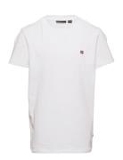 K Salis Ss 2 Tops T-shirts Short-sleeved White Napapijri