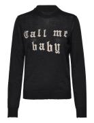 Ivy We Cmb Tops Knitwear Jumpers Black Zadig & Voltaire