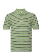 Levis Hm Polo Hopscotch Stripe Tops Polos Short-sleeved Green Levi's®