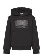 Sweatshirt Tops Sweat-shirts & Hoodies Hoodies Black EA7