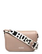 Bel Crossbody Flap Bags Crossbody Bags Beige HUGO