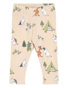 Leggings Moomin Bottoms Leggings Beige Lindex