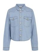 Nmselvi L/S Regular Shirt Az413Lb S* Dongerijakke Denimjakke Blue NOIS...