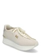 Monique Knit Trainer Lave Sneakers Cream Michael Kors