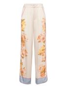 Haven High Rise Pants Bottoms Trousers Wide Leg Cream Malina