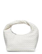 Braided Handbag Bags Top Handle Bags White Gina Tricot