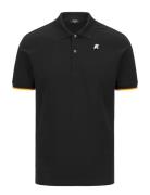 Vincent Pique Tops Polos Short-sleeved Black K-Way