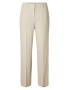 Slftania-Rita Mw Wide Pant Noos Bottoms Trousers Suitpants Cream Selec...