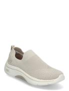 Womens Go Walk Arch Fit 2.0 Lave Sneakers Cream Skechers