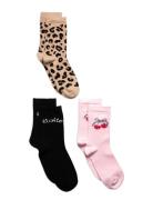 Socks 3P Leo Socks & Tights Socks Multi/patterned Lindex