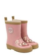 3D Wellies Shoes Rubberboots High Rubberboots Pink Mikk-line