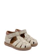 Classic™ Velcro Sandal Shoes Summer Shoes Sandals Beige Pom Pom