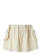 Nmffolly Loose Skirt Lil Dresses & Skirts Skirts Short Skirts Cream Li...