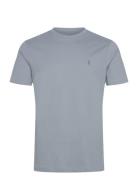 Brace Tops T-shirts Short-sleeved Blue AllSaints