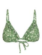 Fleurie Bella Frill Bikini Top Bikinitopp Green Becksöndergaard