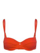 Swim Underwire Bikini Top Bikinitopp Red Organic Basics