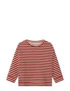 Alvin Ls Sweatshirt Tops T-shirts Long-sleeved T-shirts Red Fliink