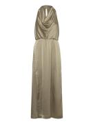 Dante6-Marryme Satin Halter Maxi Dress Maxikjole Festkjole Green Dante...