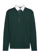 Rugby Shirt Tops Polos Long-sleeved Green Weekday