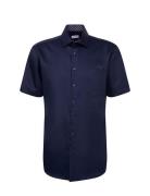 Cityhemden 1/2 Arm Tops T-shirts Short-sleeved Navy Seidensticker