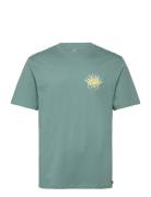 Dazed Tee Sport T-shirts Short-sleeved Blue Rip Curl