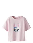 Nmfvilinse Ss Nreg Short Top Tops T-shirts Short-sleeved Pink Name It