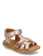 Bisgaard Felicia Shoes Summer Shoes Sandals Gold Bisgaard
