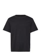 Boxy Heavyweight T-Shirt Tops T-shirts Short-sleeved Black Weekday