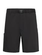 Akjan Tec Grosgrain Belt Shorts Bottoms Shorts Casual Black Anerkjendt