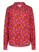 Coco Blouse Tops Blouses Long-sleeved Red Fabienne Chapot