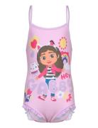 Swimsuit Badedrakt Badetøy Pink Gabby's Dollhouse