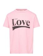 Rooster Kid T-Shirt Pink Tops T-shirts Short-sleeved Pink THE ANIMALS ...
