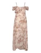 Primula Dress Knelang Kjole Beige Twist & Tango