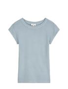 T-Shirts Short Sleeve Tops T-shirts & Tops Short-sleeved Blue Marc O'P...