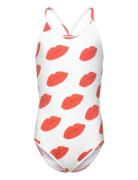 Octopus Kid Swimsuit White The Animals Badedrakt Badetøy Red THE ANIMA...