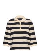 Nuvindy Polo Pullover Tops Knitwear Jumpers Black Nümph