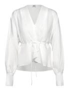 Amra Blouse Tops Blouses Long-sleeved White Twist & Tango