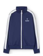 Zebra Kid Track Jacket Deep Blue Tops Sweat-shirts & Hoodies Sweat-shi...