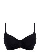 Beach Waves Swimwear Bikinis Bikini Tops Wired Bikinitops Black Fantas...