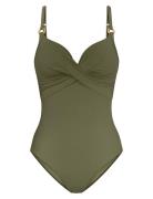 Summer Twist Owp Badedrakt Badetøy Khaki Green Triumph